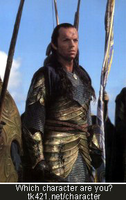 Click here to see which SciFi/Fantasy character you are